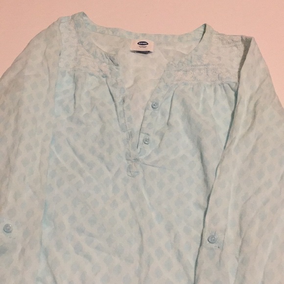 Old Navy Blue Blouse - Picture 1 of 5